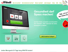 Tablet Screenshot of myvitali.com